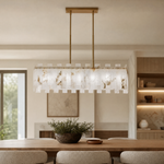 Aurelia Alabaster Linear Chandelier
