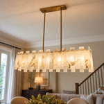 Aurelia Alabaster Linear Chandelier