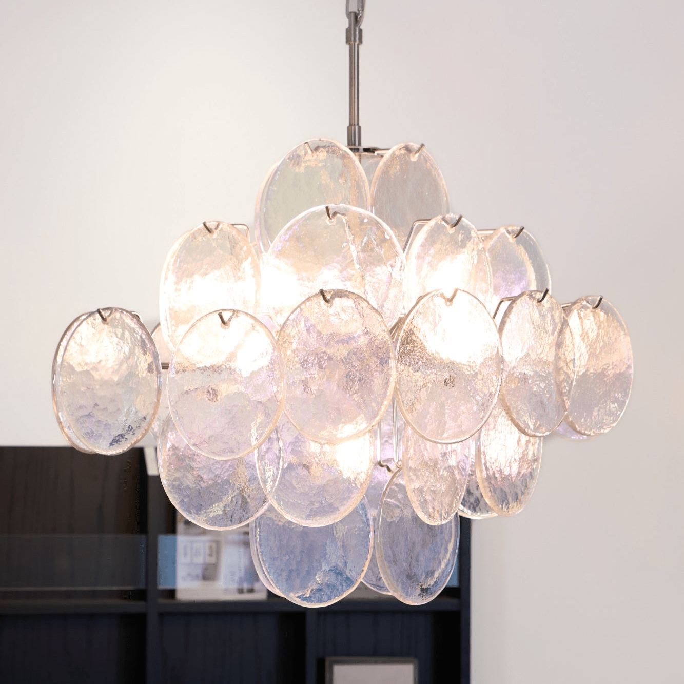Aurelia Iridescent Murano Chandelier - YIOSI