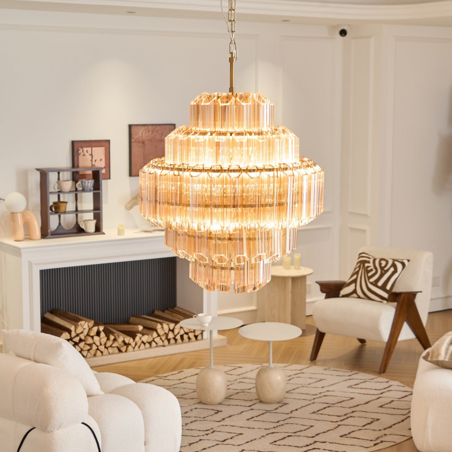 Aurum Cascade Murano Chandelier - YIOSI