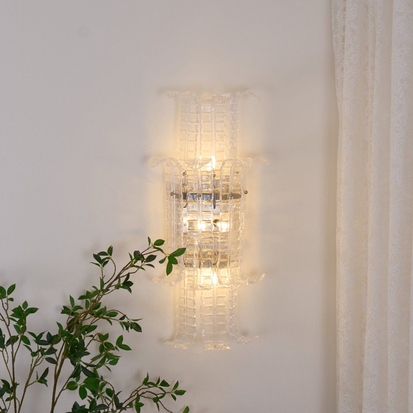 Aveline Murano Glass Wall Sconce - YIOSI