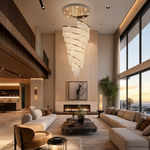 Bacca Crystal Halo Chandelier