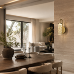 Bamboo Zen Modern Crystal Wall Sconce