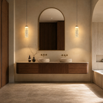 Bamboo Zen Modern Sculptural Pendant Light