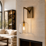 Bell Crystal Wall Sconce Double Pack - Copper