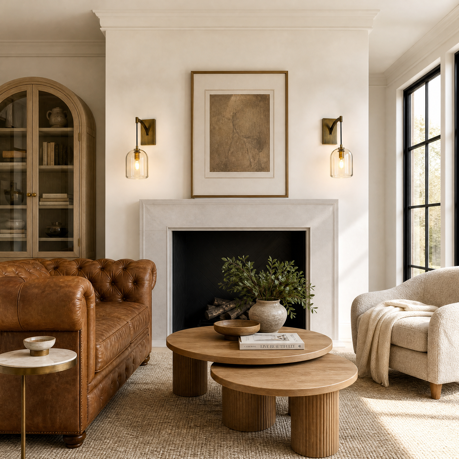 Bell Crystal Wall Sconce Single Pack - Copper