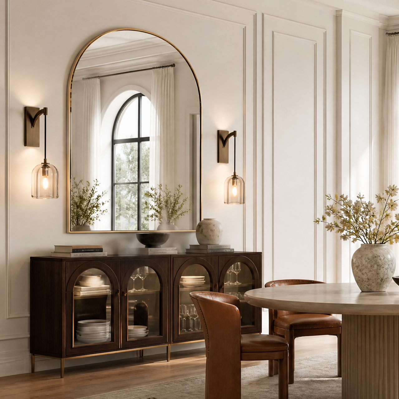 Bell Crystal Wall Sconce Single Pack - Copper