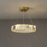 Bertolda Gold Crystal Multi‑Tier LED Chandelier – Elegant Luxury