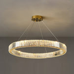 Bertolda Gold Crystal Multi‑Tier LED Chandelier – Elegant Luxury