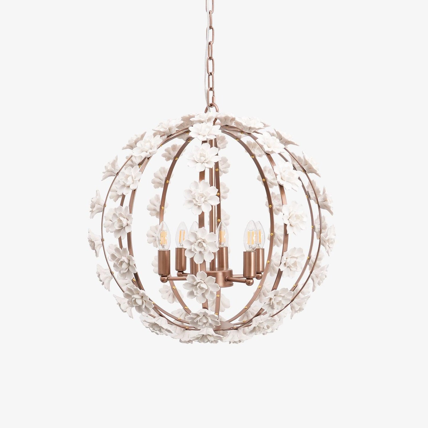 Bianca Floral Orb Chandelier - YIOSI