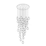 Celeste Flora Ceramic Flower Pendant Light with Brass & White Finish