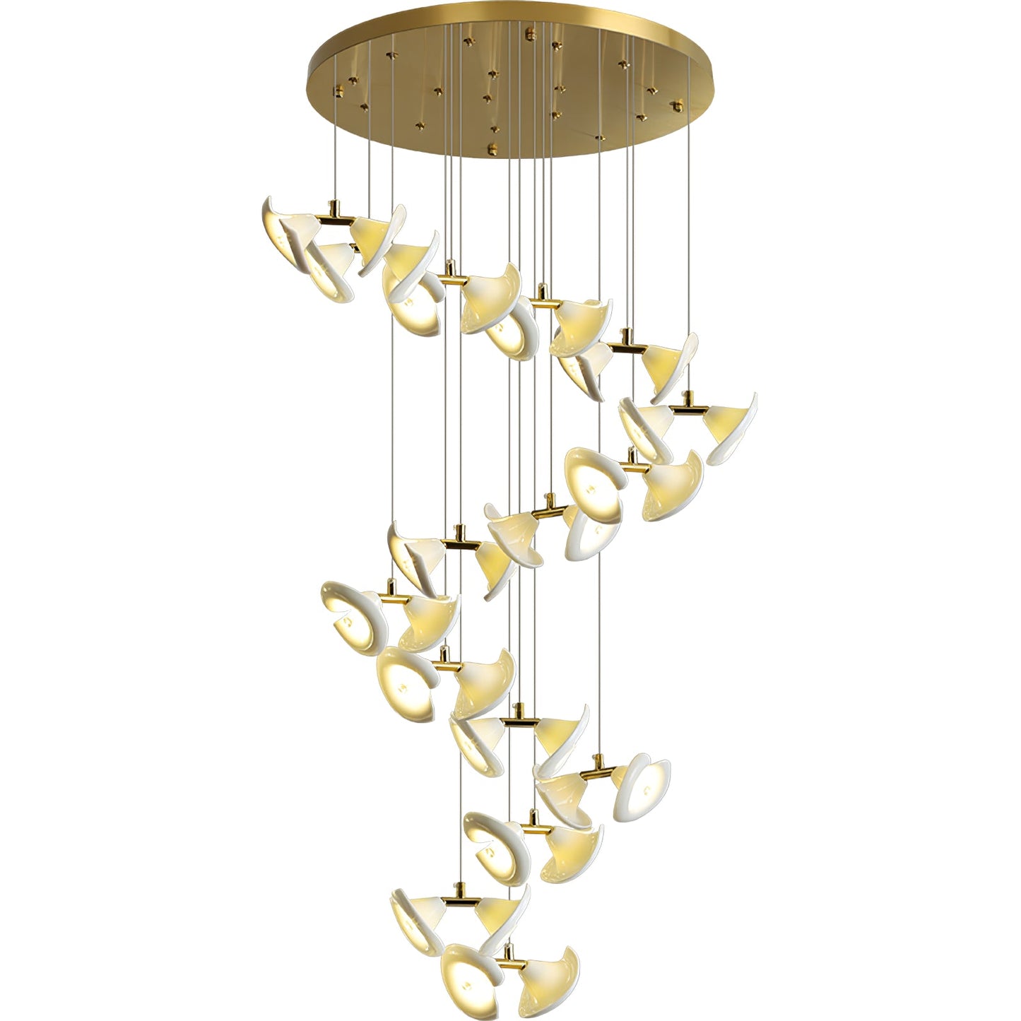 Blossom Double Horn Chandelier - YIOSI