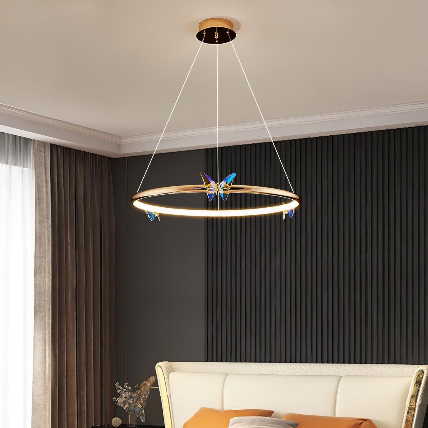 Blue Butterfly Chandelier - YIOSI