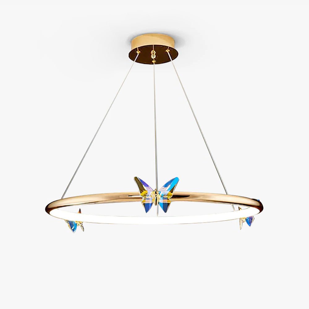 Blue Butterfly Chandelier - YIOSI