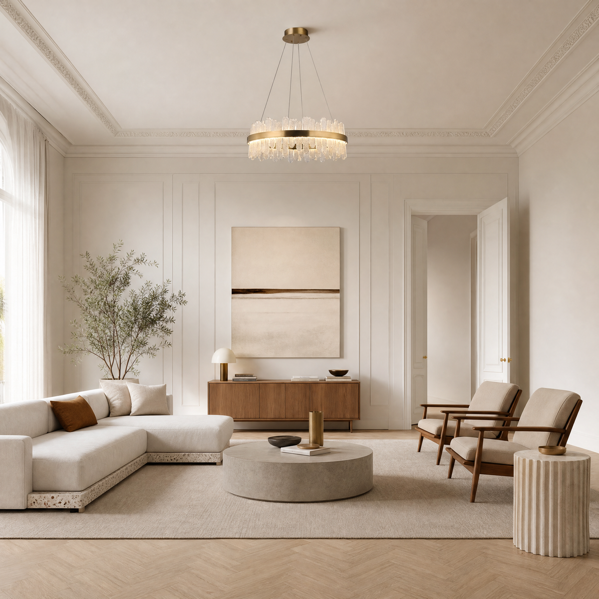 Bocciolo Handblown Chandelier