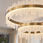 Bocciolo Handblown Duo Chandelier