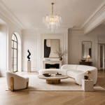 Bolla Brass Globe Chandelier
