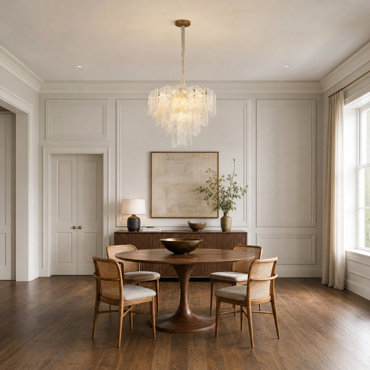 Bolla Brass Globe Chandelier