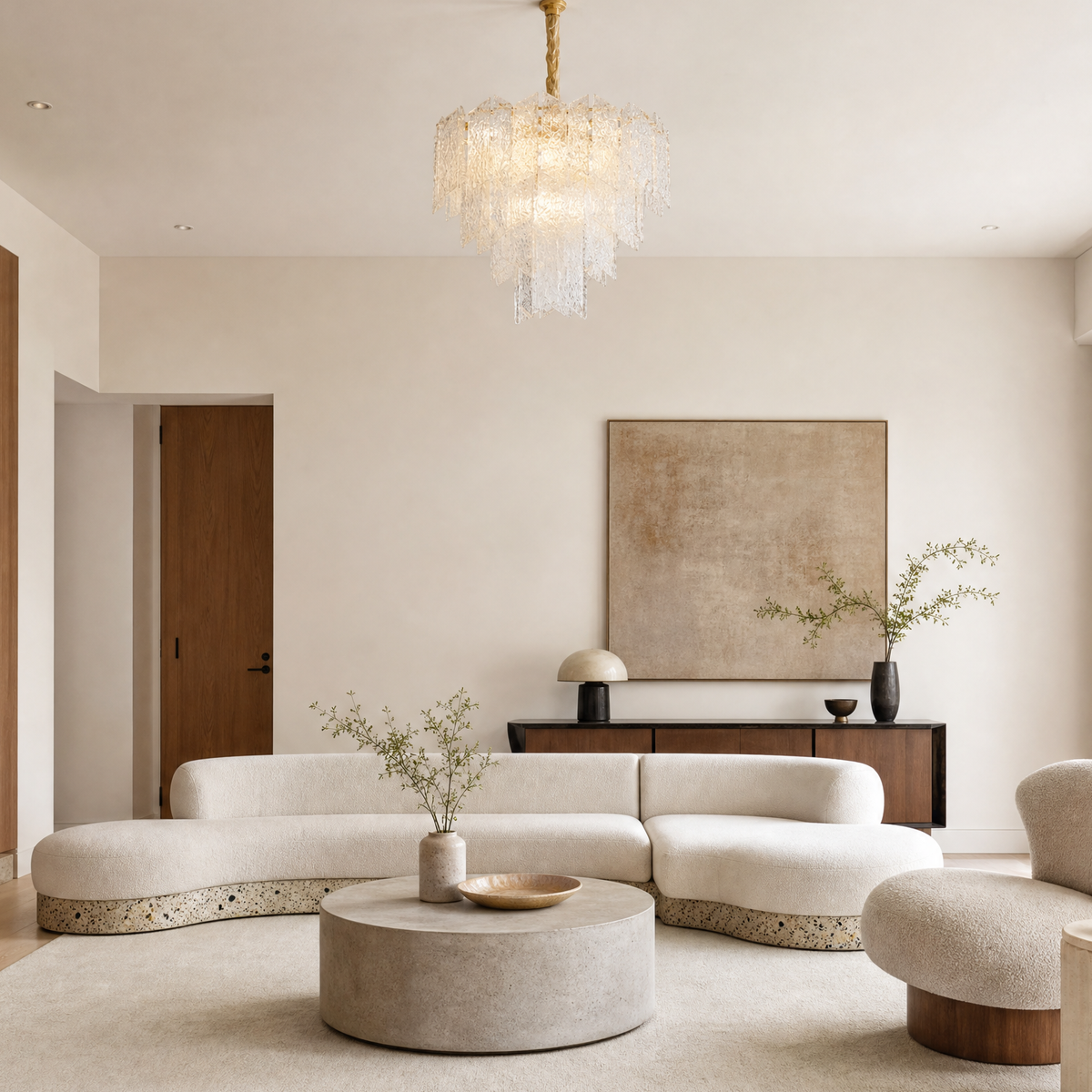 Bolla Brass Globe Chandelier