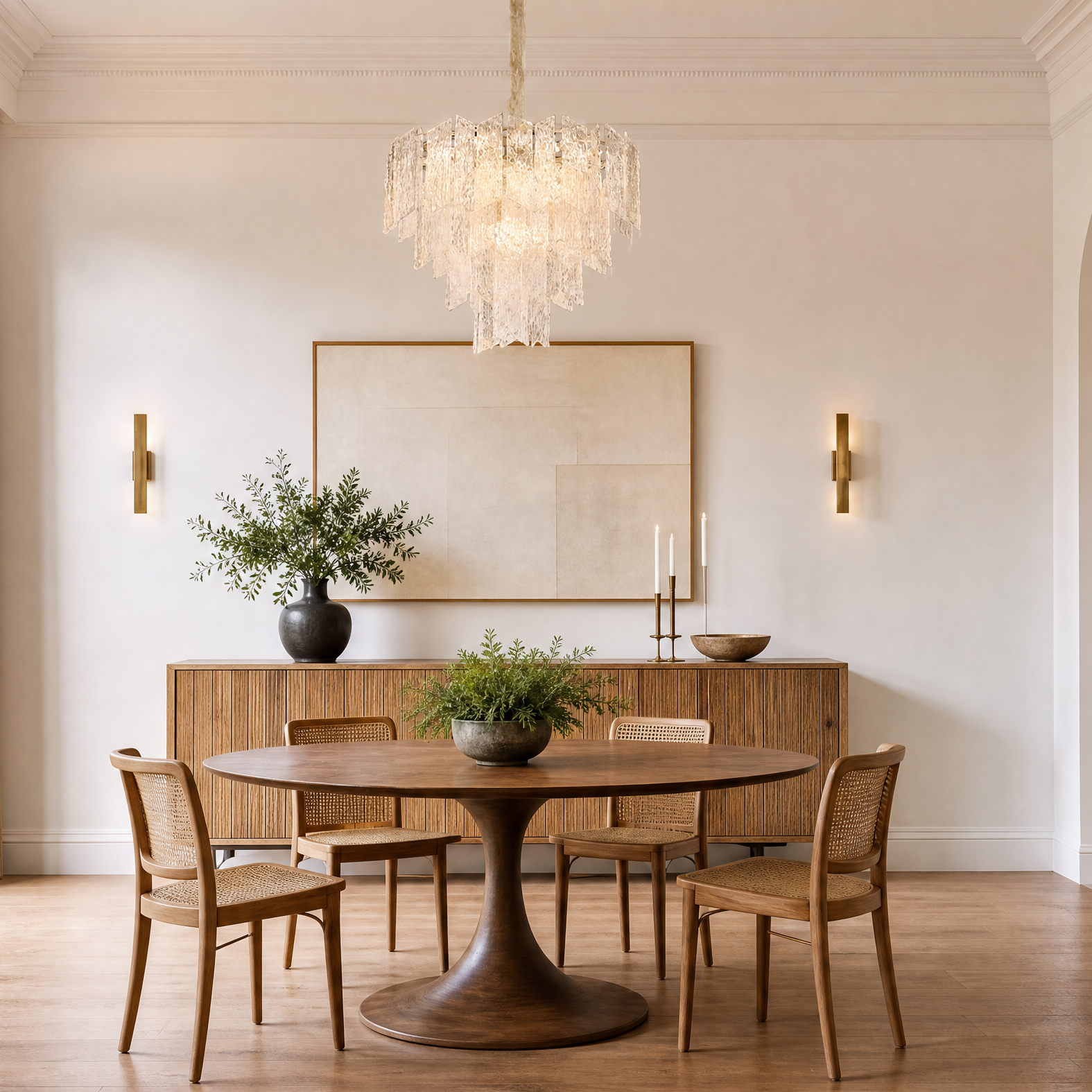 Bolla Brass Globe Chandelier