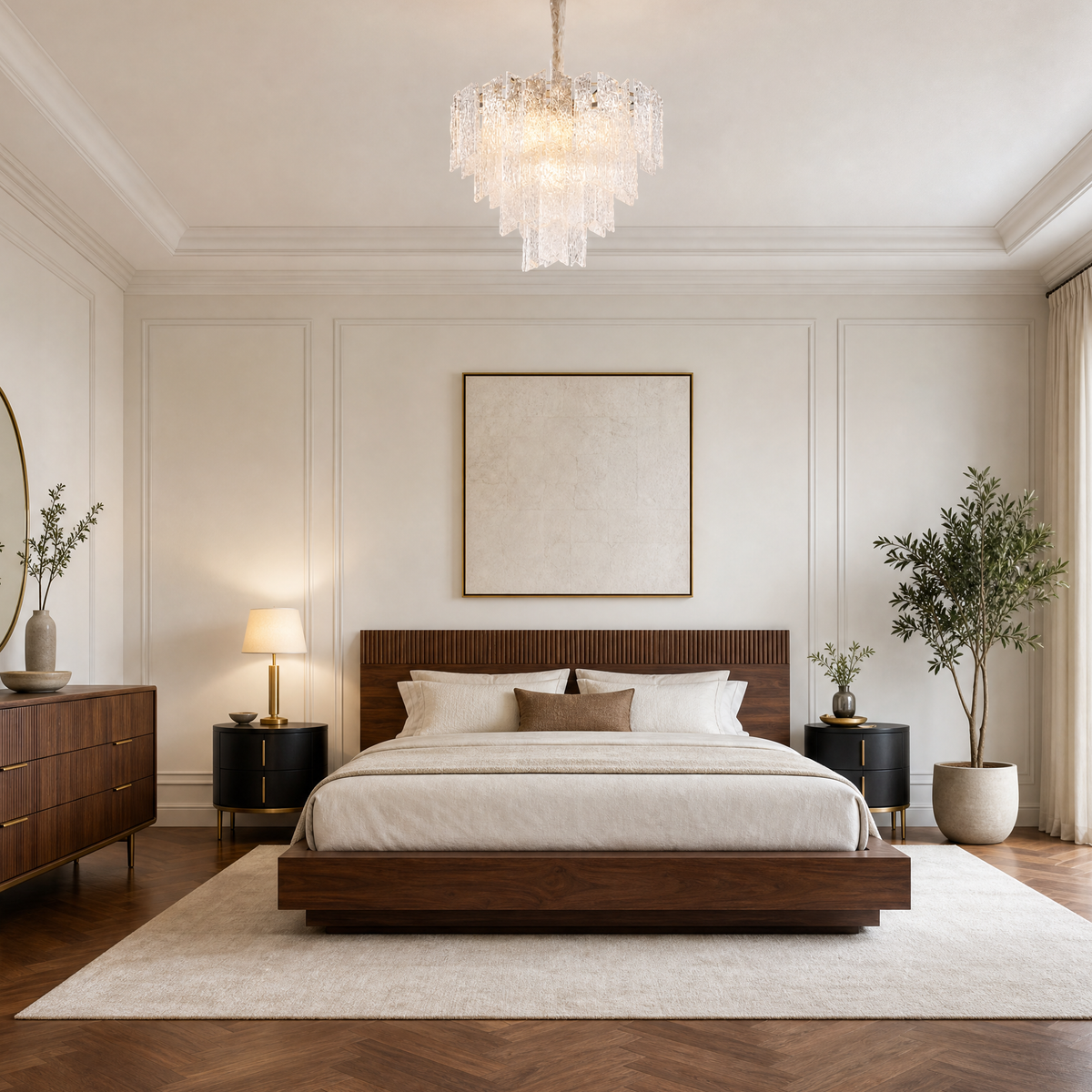 Bolla Brass Globe Chandelier
