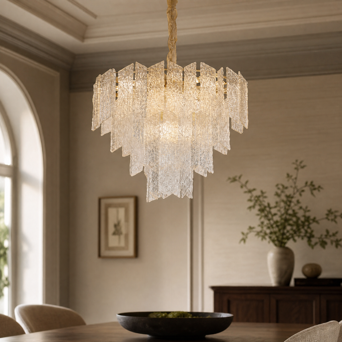 Bolla Brass Globe Chandelier