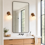 Bosco Alabaster Sphere Wall Sconce