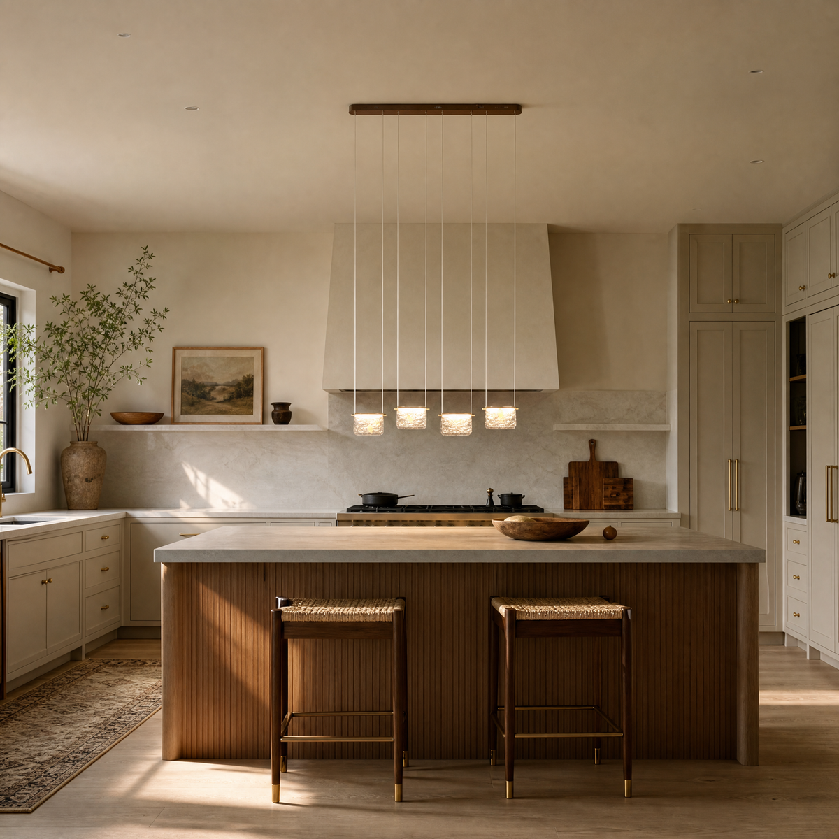 Boundless Fortune Modern Linear Dining Pendant Light
