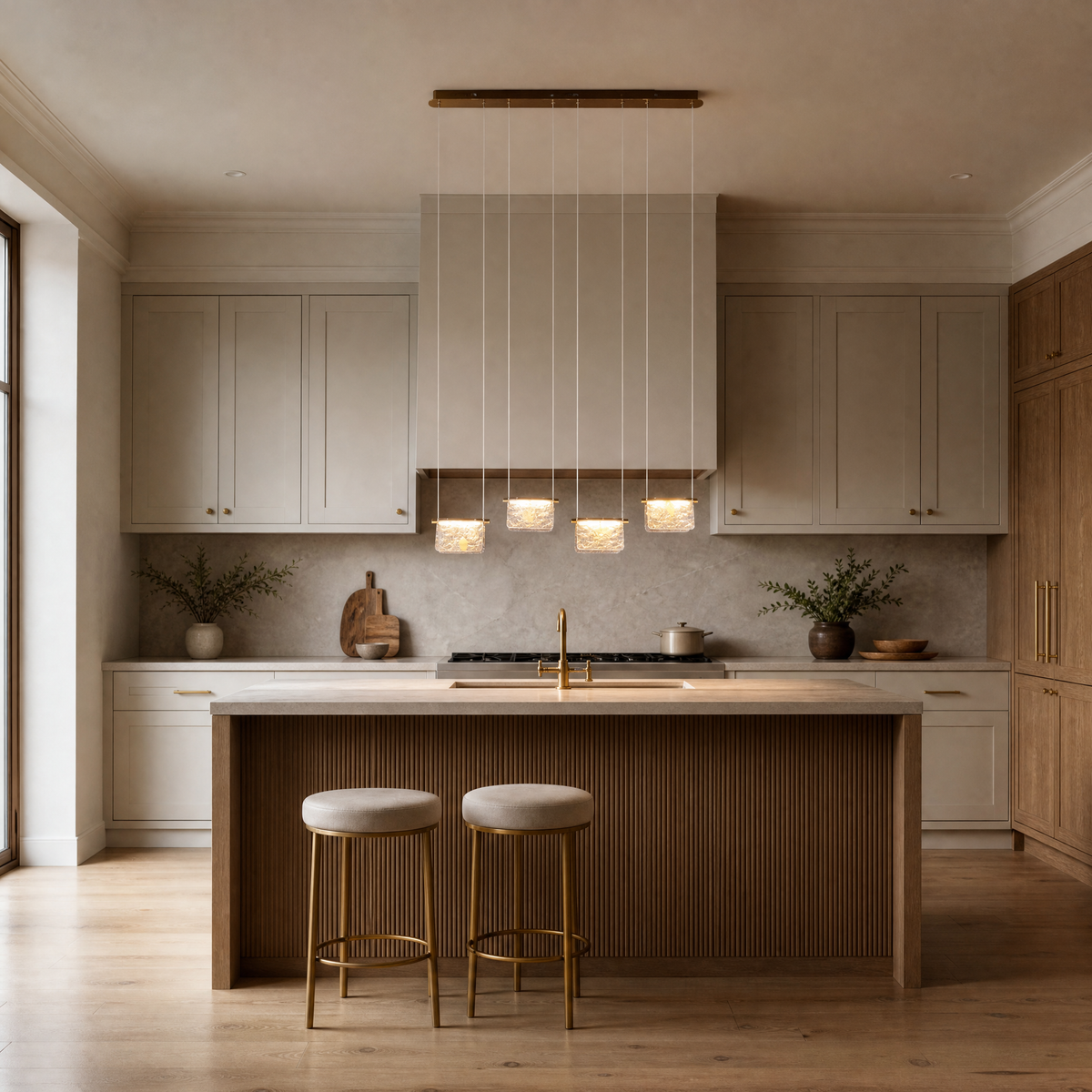 Boundless Fortune Modern Linear Dining Pendant Light