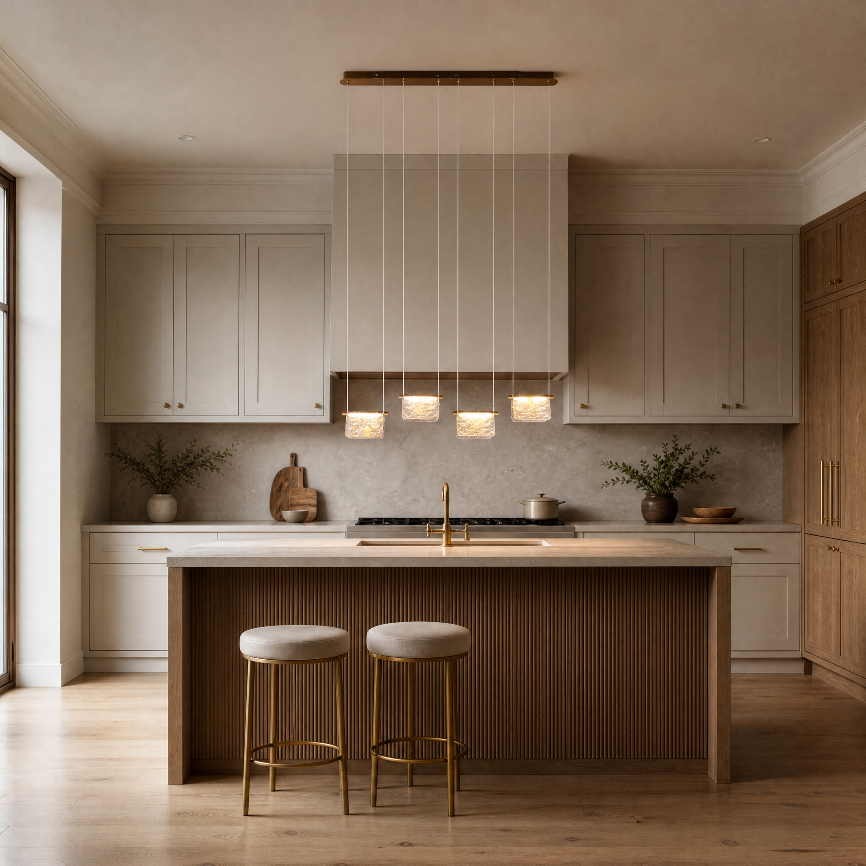 Boundless Fortune Modern Linear Dining Pendant Light