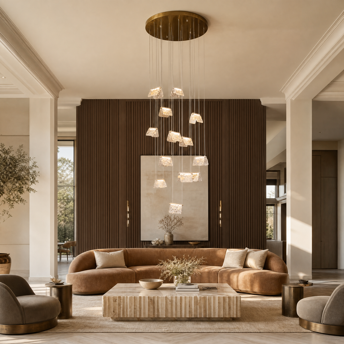 Boundless Fortune Modern Multi-Tier Cluster Chandelier