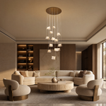 Boundless Fortune Modern Multi-Tier Cluster Chandelier