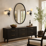 Branch Curved Duo Alabaster Wall Sconce