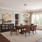 Brass Ceramic Chandelier