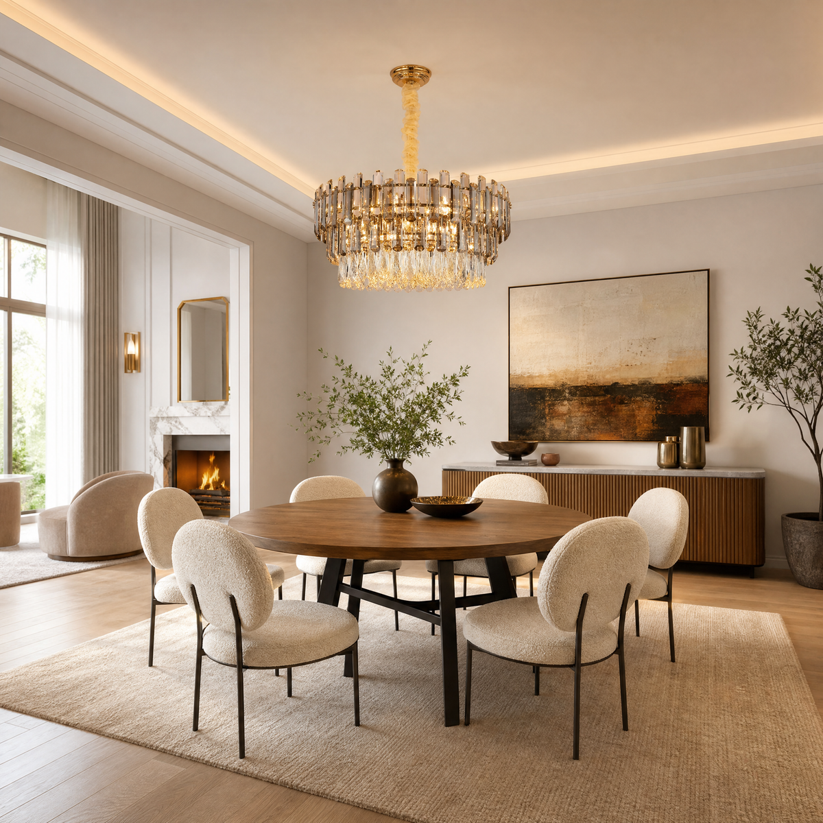 Brass Chandelier