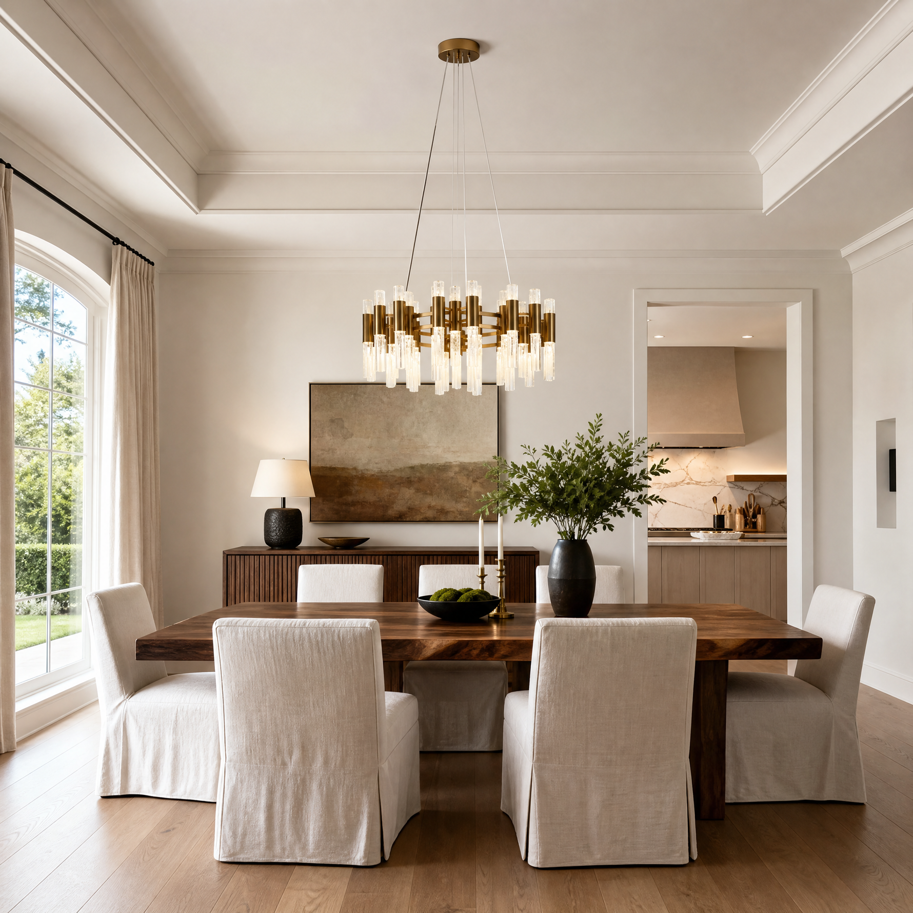 Brass Chandelier