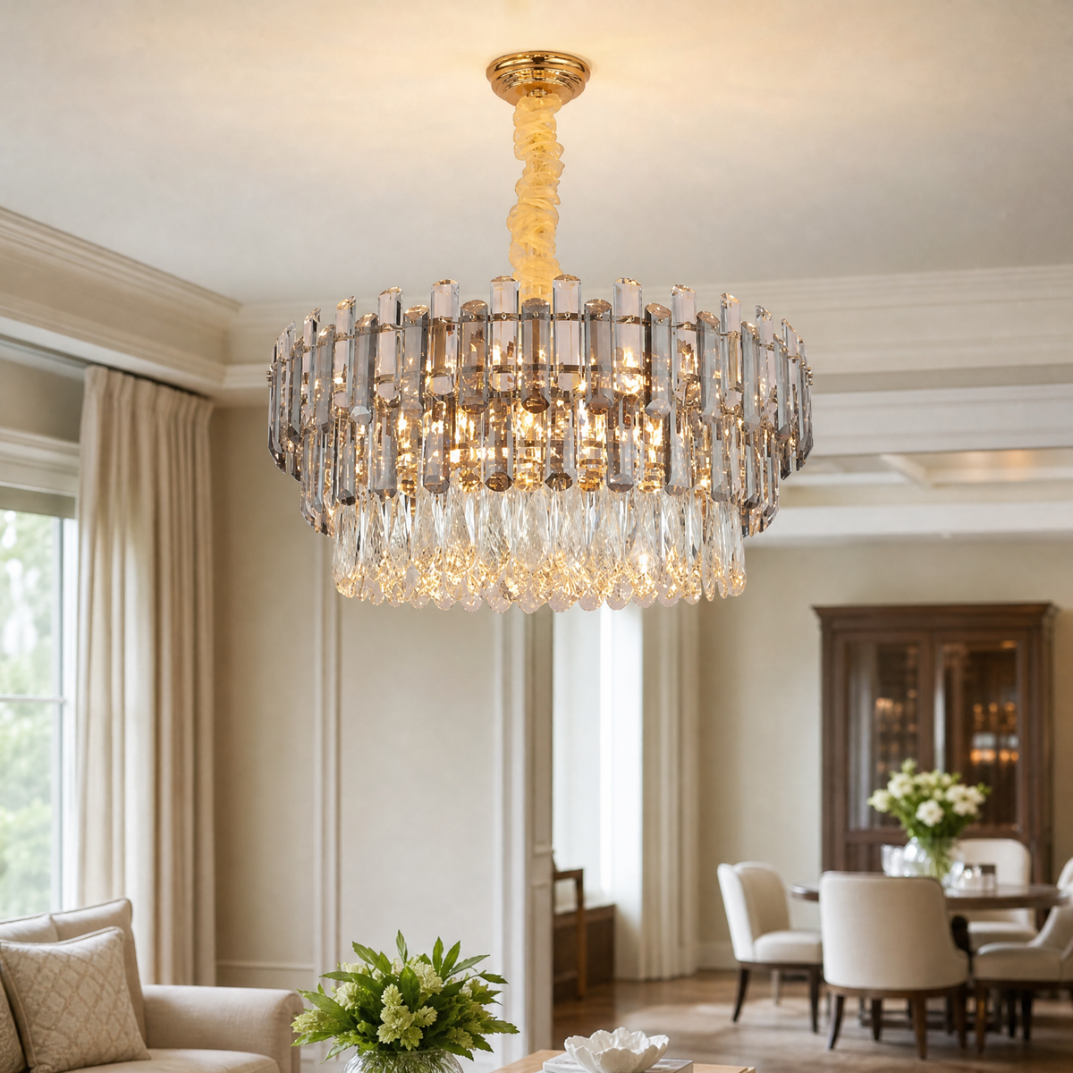 Brass Chandelier
