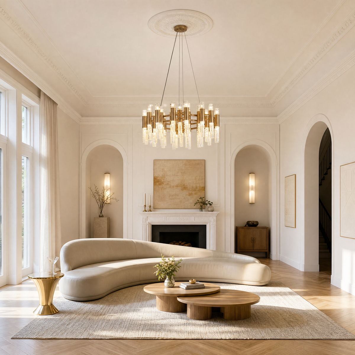 Brass Chandelier