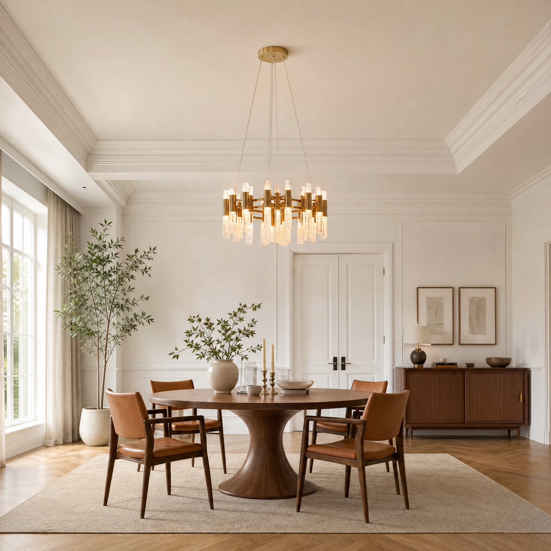 Brass Chandelier