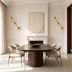 Brass Flower Wall Alabaster