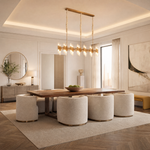 Brass Rectangular Chandelier