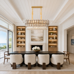 Brass Rectangular Chandelier