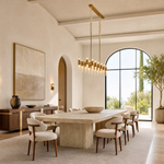 Brass Rectangular Chandelier
