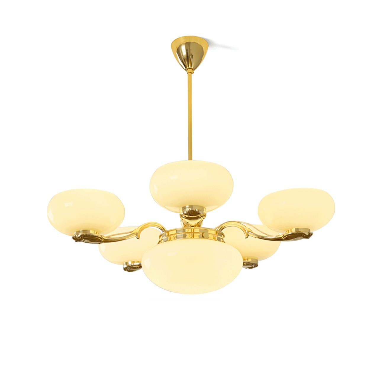 Brass Radiance Orb Chandelier - YIOSI
