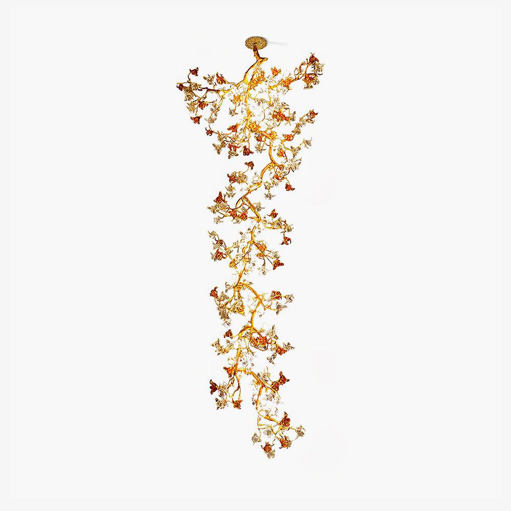 Brass Maple Branch Chandelier - YIOSI