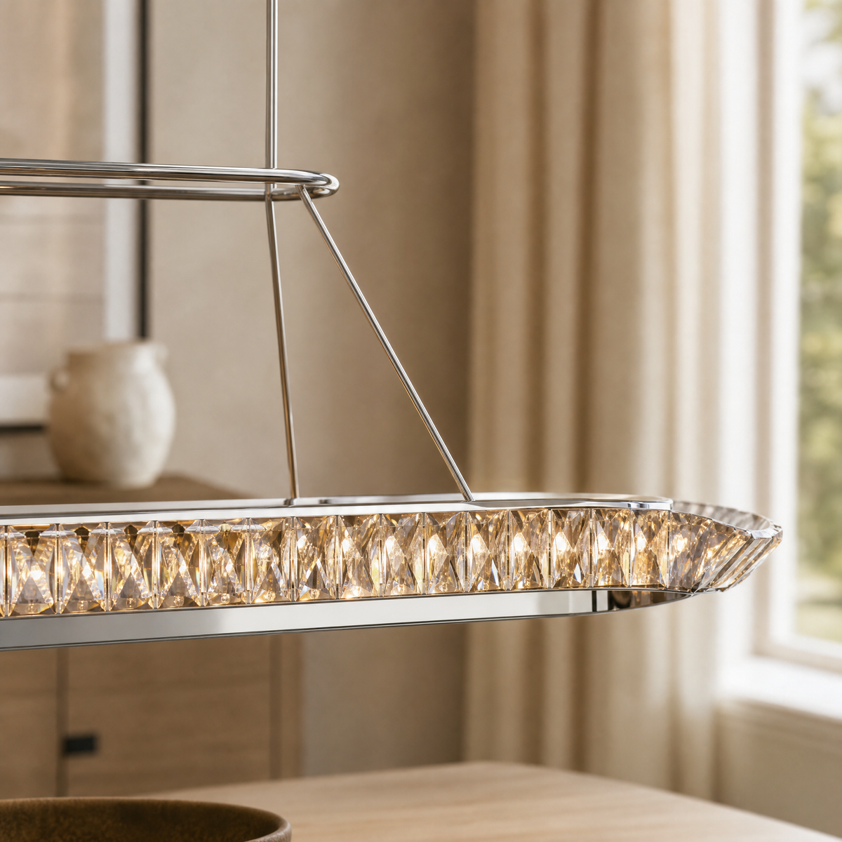 Bryant Linear Crystal Chandelier