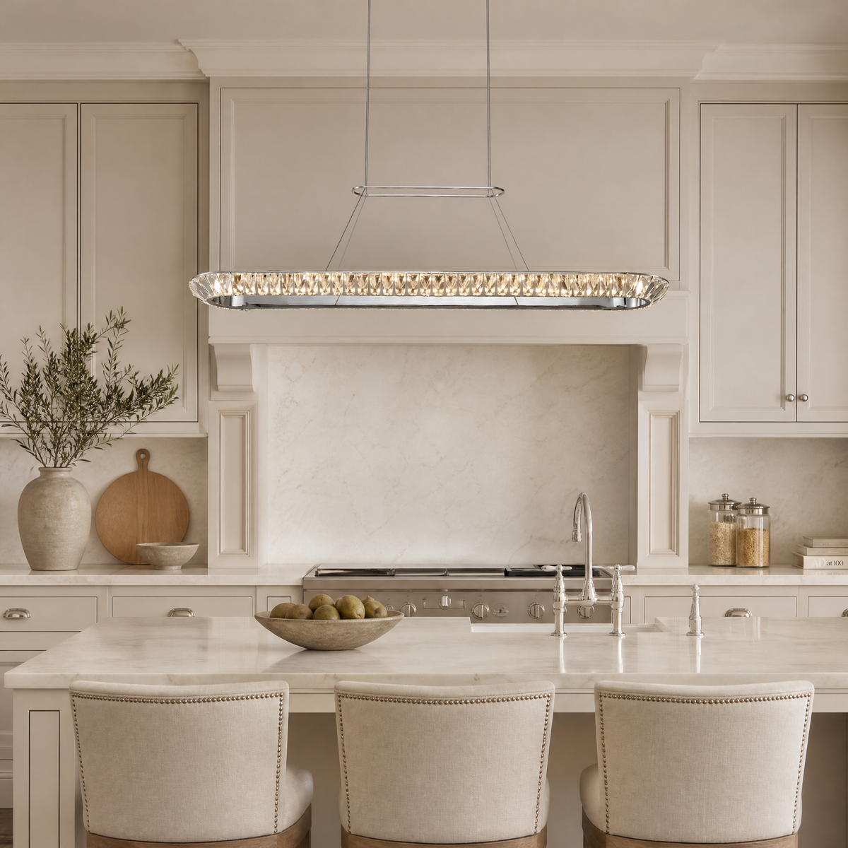 Bryant Round Crystal Chandelier