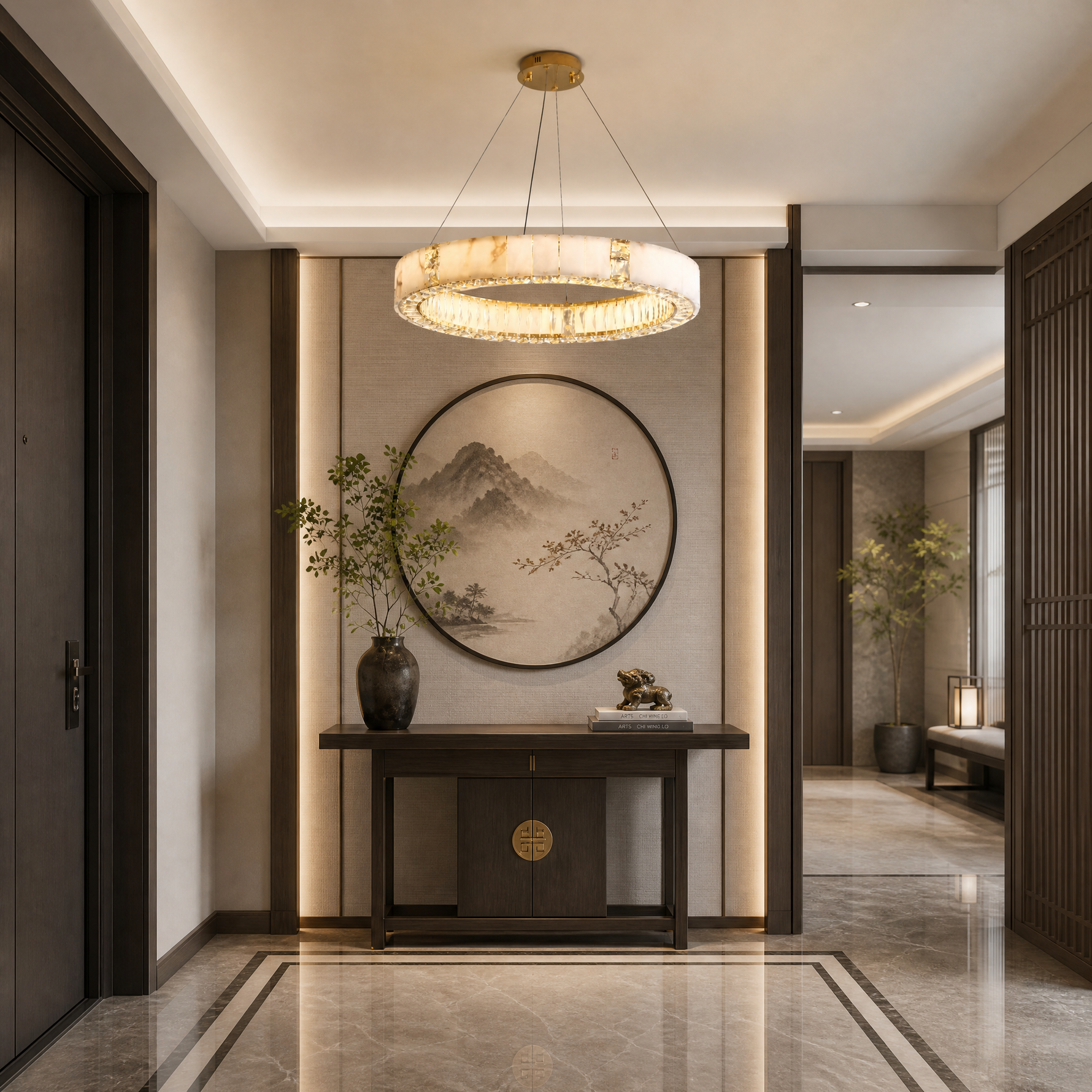 Bubble 14-Light Staircase Light - Bronze