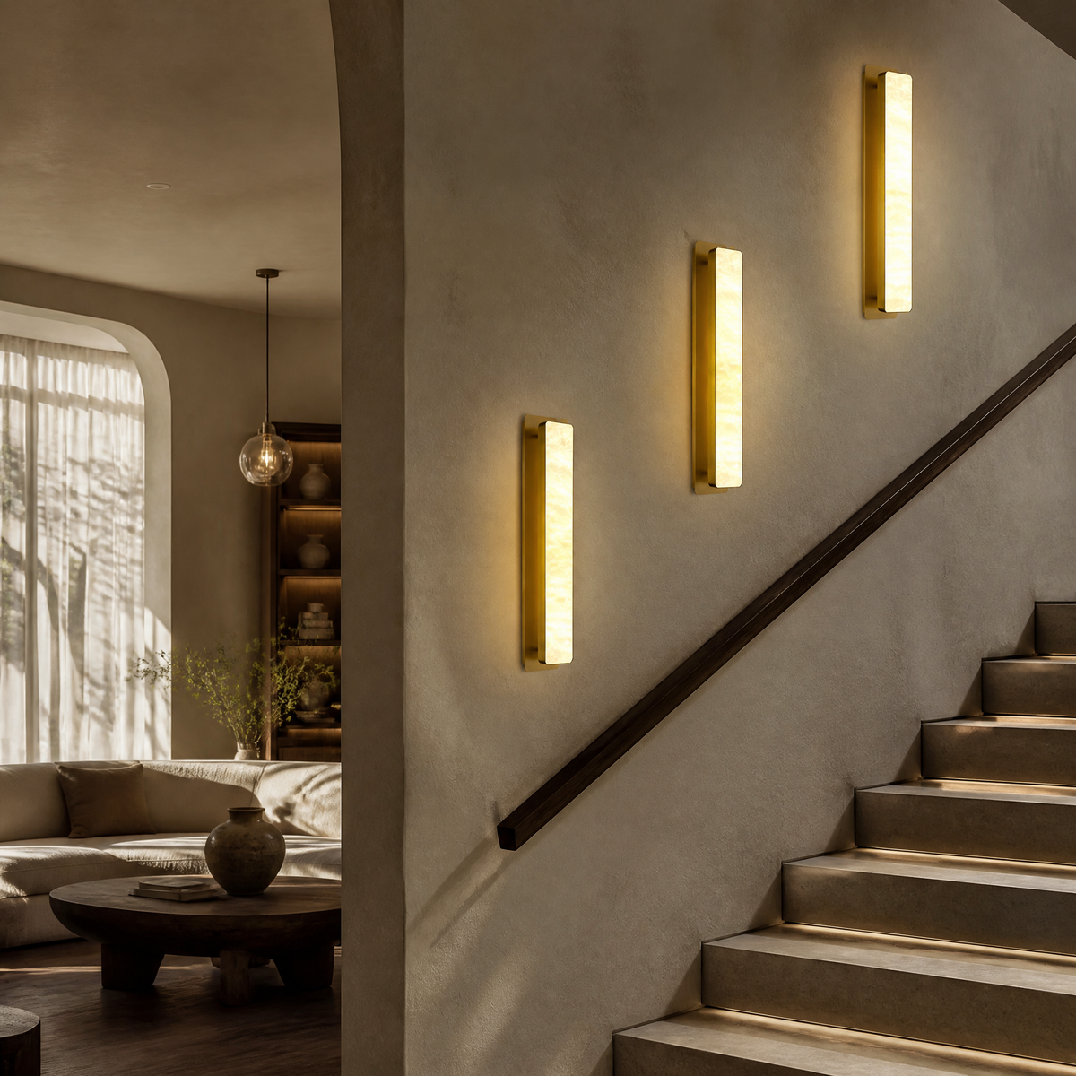 Bubble 20-Light Stair Light - Black