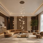 Butterfly Dream Modern Sculptural Ring Chandelier